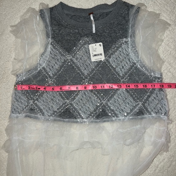 Free People For The Frill Of It Maxi Top NWT size Medium - Picture 9 of 10